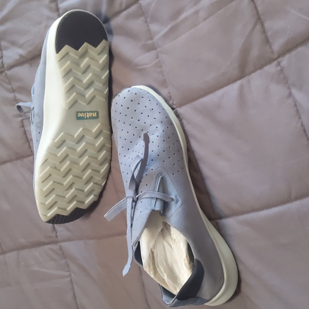 Native Light Gray Perforated Sneakers